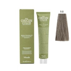 Vopsea permanenta cu amoniac fara PPD si fara Resorcinol, Nook Origin Color blond foarte deschis mat 9.8 100ml